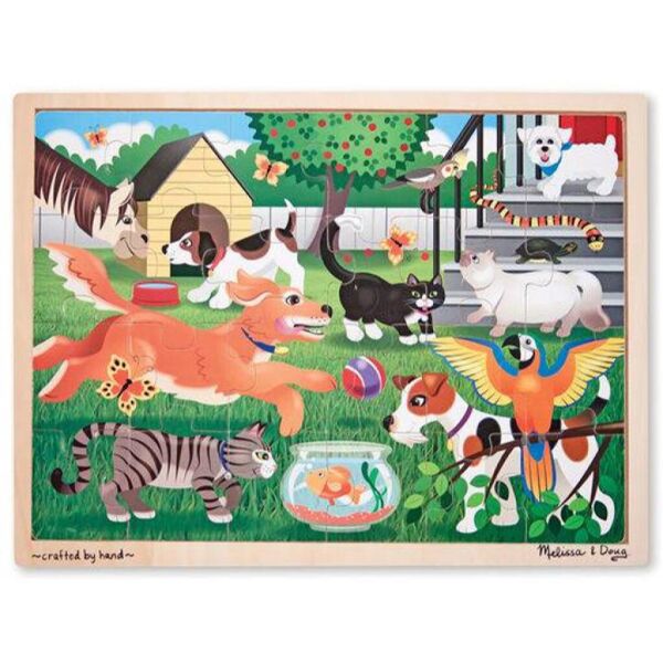 

Пазл Melissa&Doug Домашние животные, 24 элемента (MD19059)