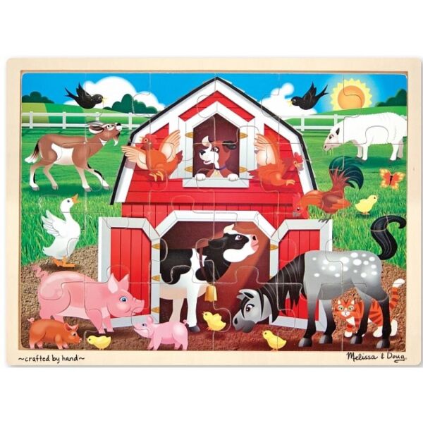 

Пазл Melissa&Doug в рамке Ферма, 24 элемента (MD19061)