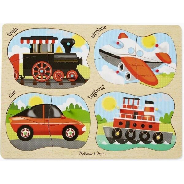 

Пазл Melissa&Doug 4 в 1 Транспорт (MD9865)
