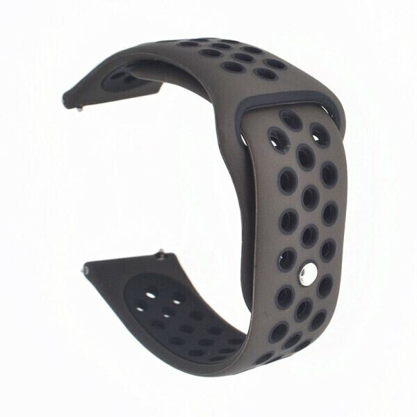

Ремешок Deexe Dot Color для Samsung Watch Active / Active 2 40mm / Active 2 44mm - Coffee / Black