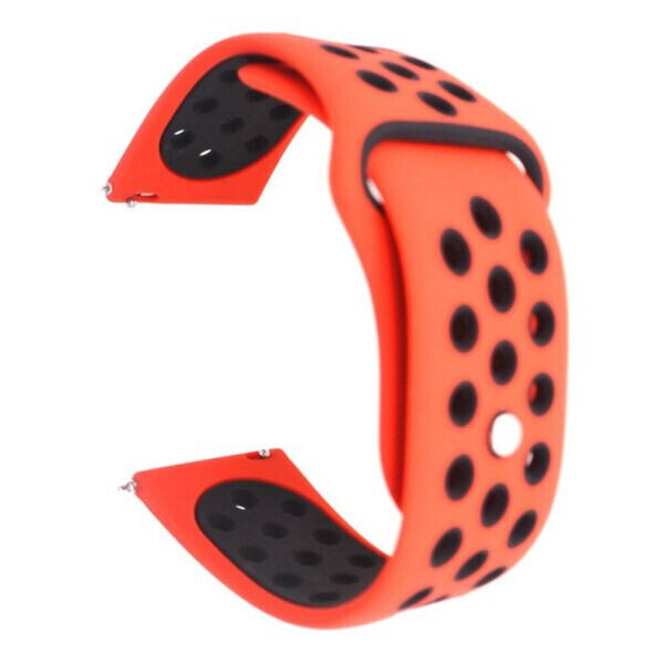 

Ремешок Deexe Dot Color для Samsung Watch Active / Active 2 40mm / Active 2 44mm - Red / Black