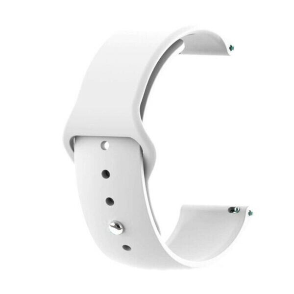 

Ремешок Deexe Flexible Watch Band для Samsung Watch Active / Active 2 40mm / Active 2 44mm - White