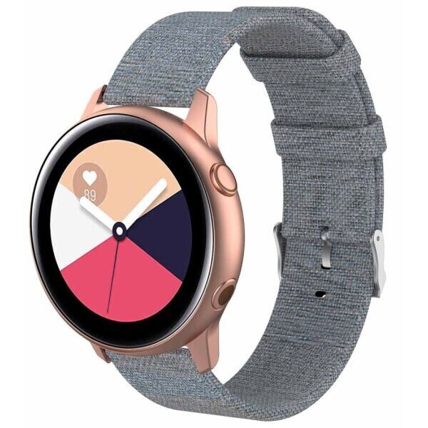 

Ремешок UniCase Cloth Texture для Samsung Watch Active / Active 2 40mm / Active 2 44mm - Dark Grey