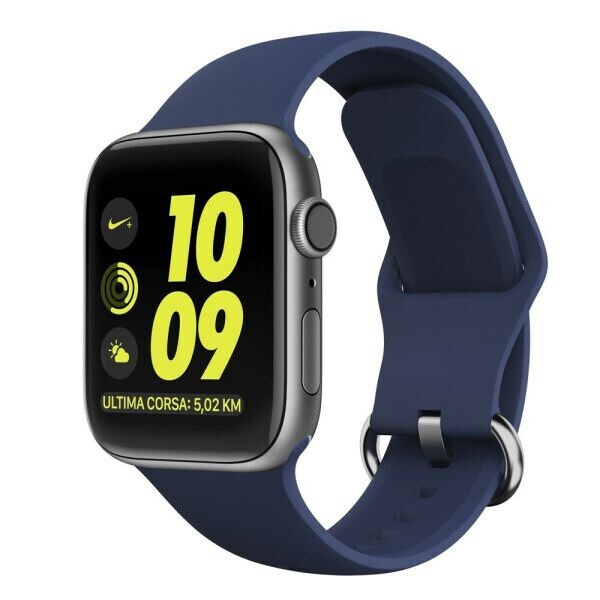 

Ремешок UniCase Silicone Strap для Apple Watch 42 / 44 / SE 44 / 45 mm - Dark Blue