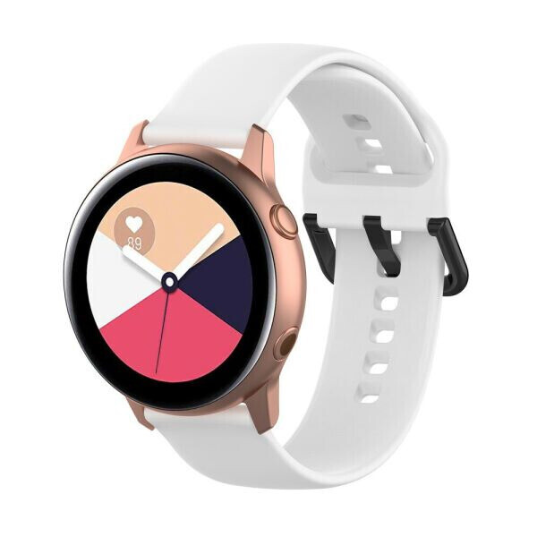 

Ремешок UniCase Silicone Strap для Samsung Watch Active / Active 2 40mm / Active 2 44mm - White
