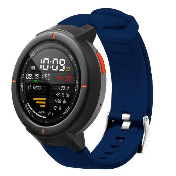

Ремешок UniCase Silicone Strap для Xiaomi Amazfit Verge - Dark Blue