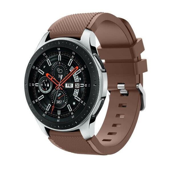 

Ремешок UniCase Twill Texture для Samsung Galaxy Watch 46mm / Watch 3 45mm / Gear S3 - Brown