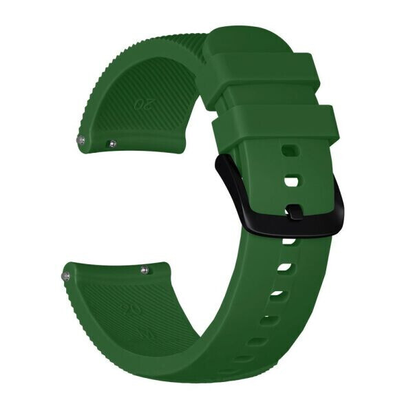 

Ремешок UniCase Twill Texture для Samsung Watch Active / Active 2 40mm / Active 2 44mm - Blackish Green