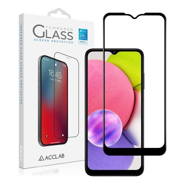 

Защитное стекло ACCLAB Full Glue для Samsung Galaxy A03s (A037) - Black