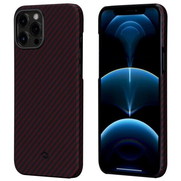 

Чехол Pitaka MagEZ Case Twill для Apple iPhone 12 Pro Max (KI1203PM) - Black / Red