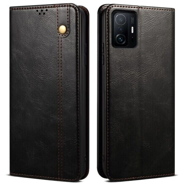 

Защитный чехол UniCase Leather Wallet для Xiaomi 11T / 11T Pro - Black