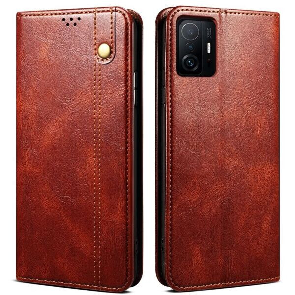 

Защитный чехол UniCase Leather Wallet для Xiaomi 11T / 11T Pro - Brown