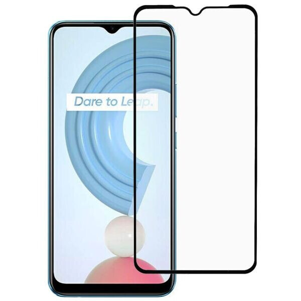 

Защитное стекло Deexe Full Glue Coverage для Realme C21Y - Black