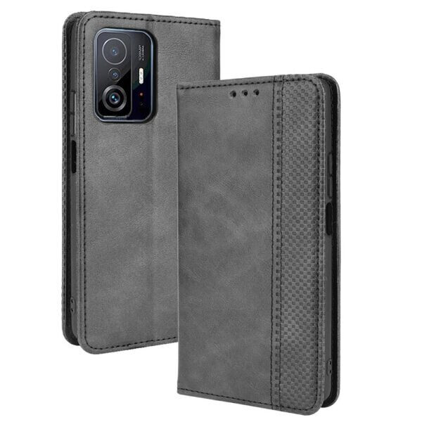

Чехол Deexe Retro Style для Xiaomi 11T / 11T Pro - Black