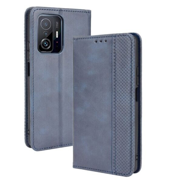 

Чехол Deexe Retro Style для Xiaomi 11T / 11T Pro - Blue