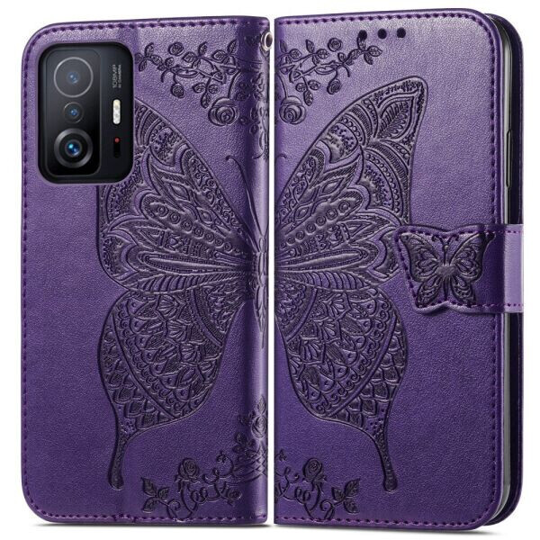 

Чехол UniCase Butterfly Pattern для Xiaomi 11T / 11T Pro - Purple