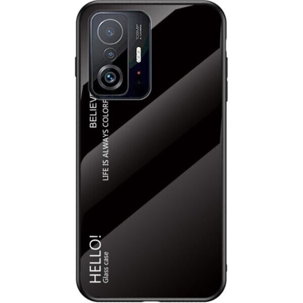 

Защитный чехол Deexe Gradient Color для Xiaomi 11T / 11T Pro - Black