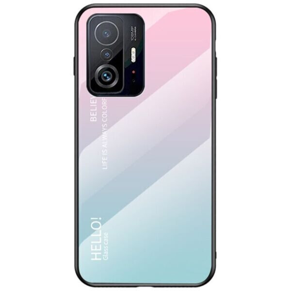 

Защитный чехол Deexe Gradient Color для Xiaomi 11T / 11T Pro - Pink / Blue