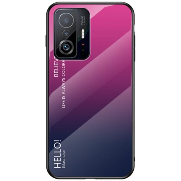 

Защитный чехол Deexe Gradient Color для Xiaomi 11T / 11T Pro - Rose