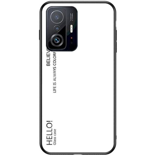 

Защитный чехол Deexe Gradient Color для Xiaomi 11T / 11T Pro - White