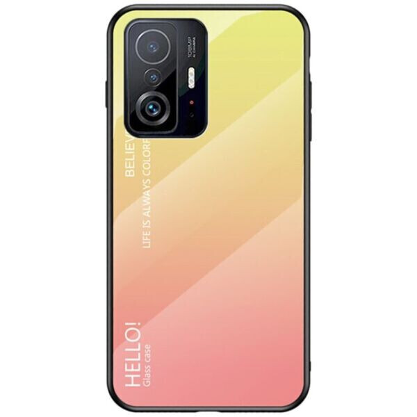

Защитный чехол Deexe Gradient Color для Xiaomi 11T / 11T Pro - Yellow