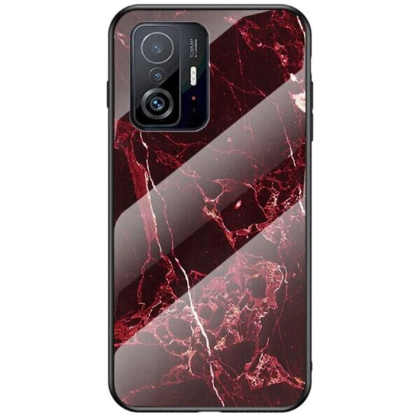 

Защитный чехол Deexe Gradient Pattern для Xiaomi 11T / 11T Pro - Red