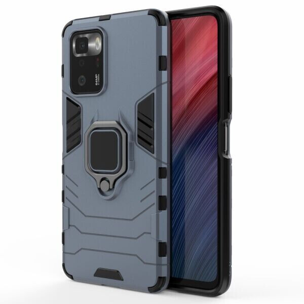 

Защитный чехол Deexe Hybrid Case для Xiaomi Poco X3 GT / Redmi Note 10 Pro 5G - Blue