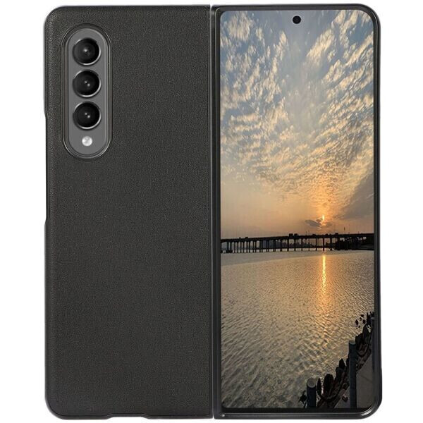 

Защитный чехол Deexe Leather Case для Samsung Galaxy Z Fold 3 - Black