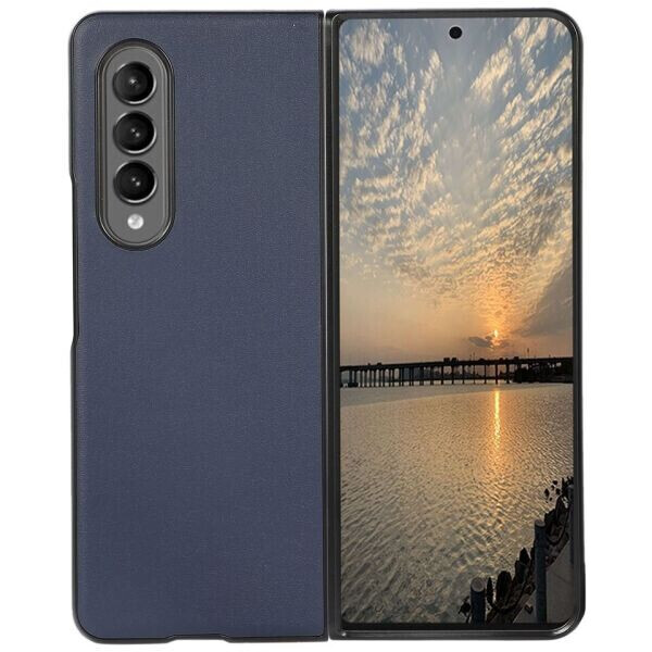 

Защитный чехол Deexe Leather Case для Samsung Galaxy Z Fold 3 - Blue