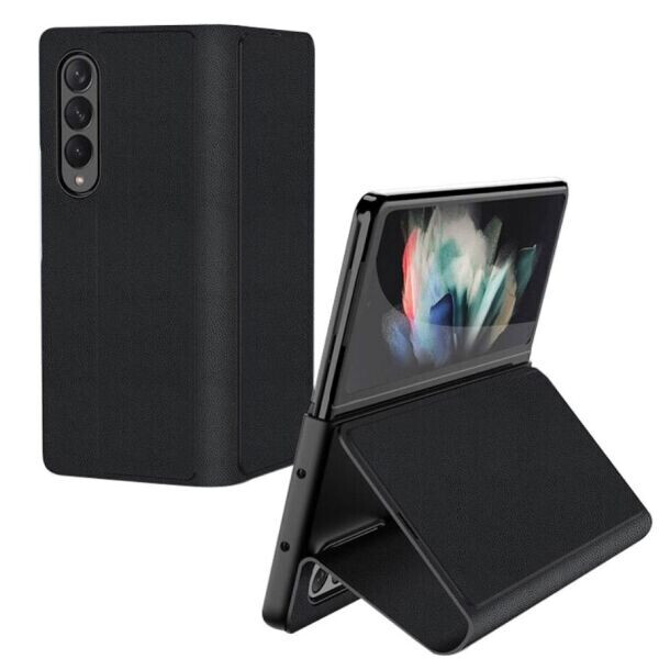 

Защитный чехол GKK Leather Wallet для Samsung Galaxy Z Fold 3 - Black