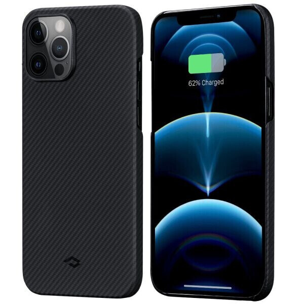 

Чехол Pitaka Air Case для Apple iPhone 12 Pro Max (KI1201PMA) - Black / Grey
