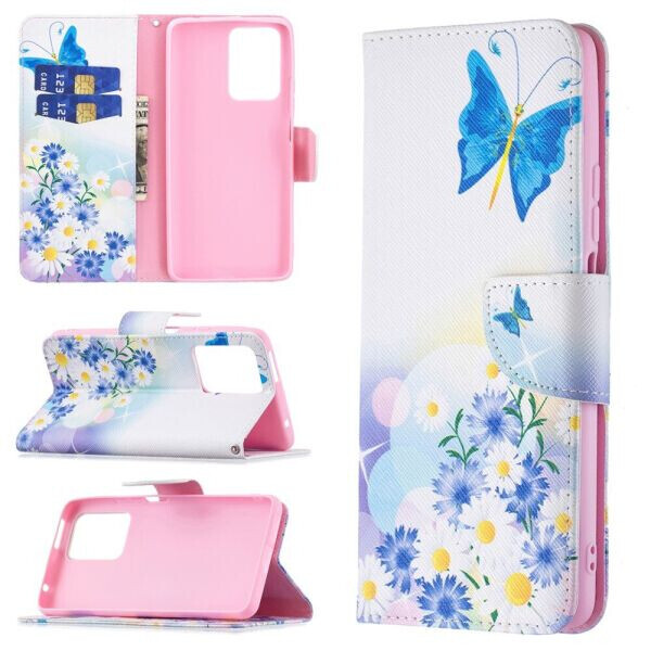 

Чехол-книжка Deexe Color Wallet для Xiaomi Mi 11T / 11T Pro - Butterfly and Flower