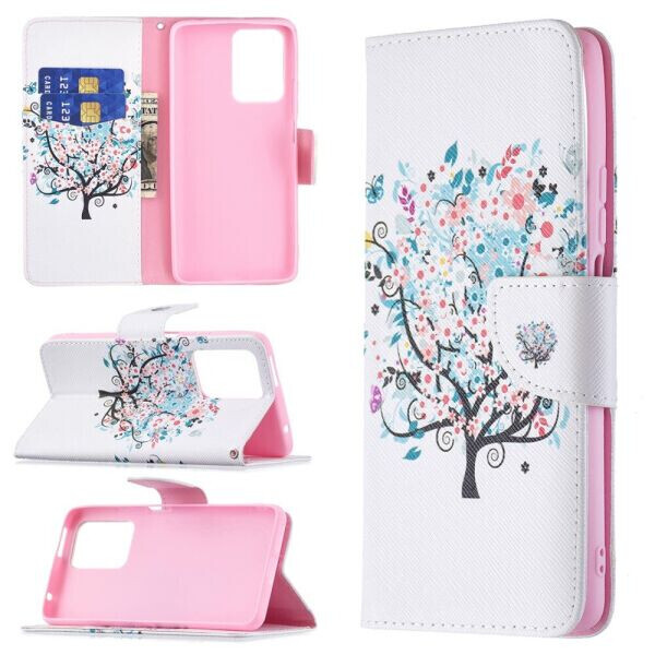 

Чехол-книжка Deexe Color Wallet для Xiaomi Mi 11T / 11T Pro - Flower Tree