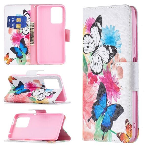 

Чехол-книжка Deexe Color Wallet для Xiaomi Mi 11T / 11T Pro - Two Butterflies