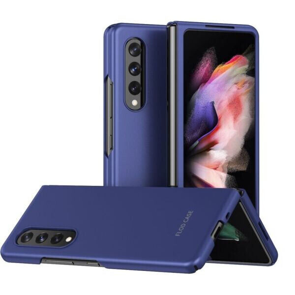 

Пластиковый чехол Deexe Hard Shell (FF) для Samsung Galaxy Z Fold 3 - Blue