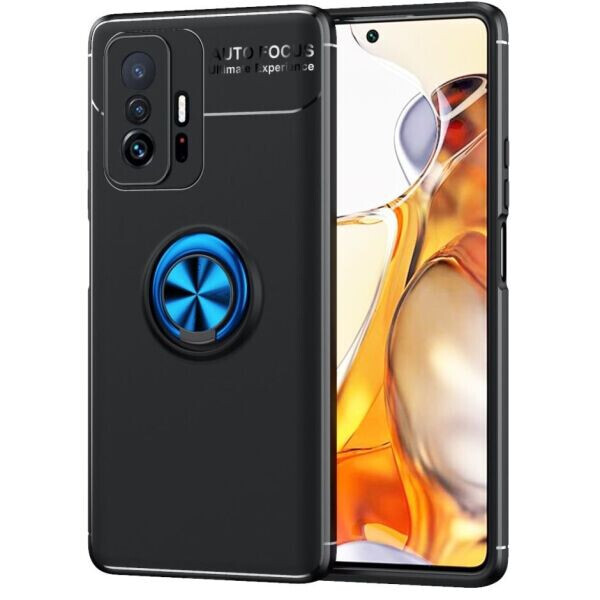 

Защитный чехол UniCase Magnetic Ring для Xiaomi 11T / 11T Pro - Black / Blue