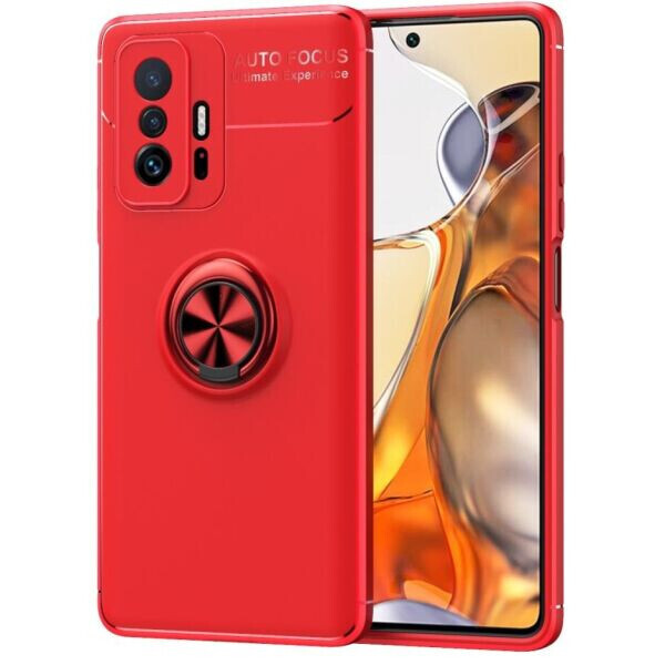 

Защитный чехол UniCase Magnetic Ring для Xiaomi 11T / 11T Pro - Red