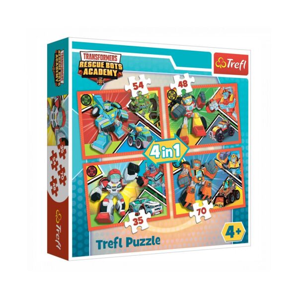 

Пазл Trefl 4 в 1 Mix Академия трансформеров (6336185)