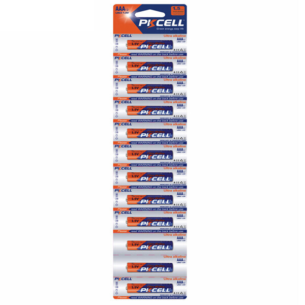 

Батарейка сольова PKCELL 1.5V AAA / R03, 12 штук в блістері ціна за блістер, Q10
