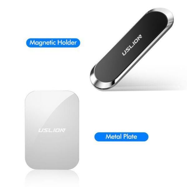 

Магнитный автодержатель для телефона Uslion US0115 Silver
