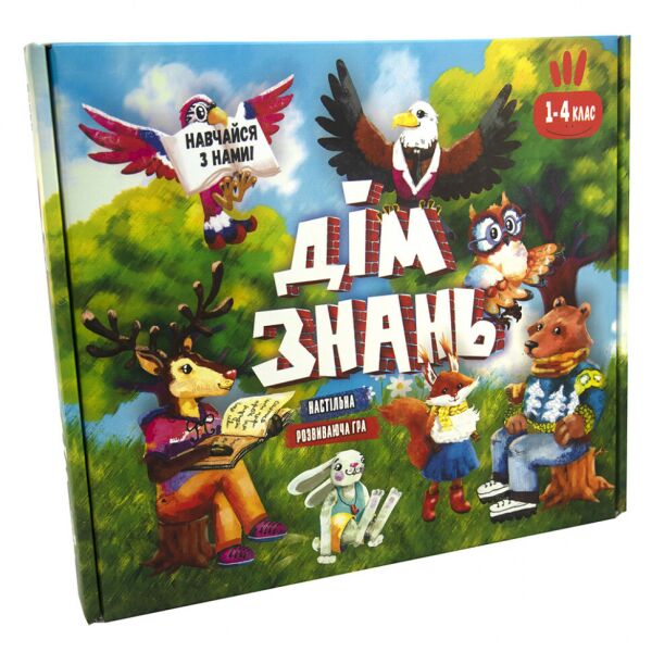 

Настольная игра "Дім знань" Strateg на укр. языке (30454)