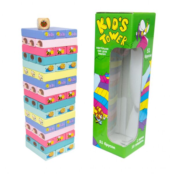 

Развлекательная игра "Kid's Tower" Strateg на укр. языке (30863)