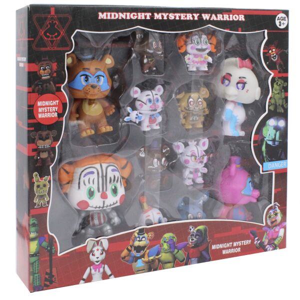 

Игровой набор героев Аниматроники Пять Ночей с Фредди 12 в 1 Five Nights at Freddys