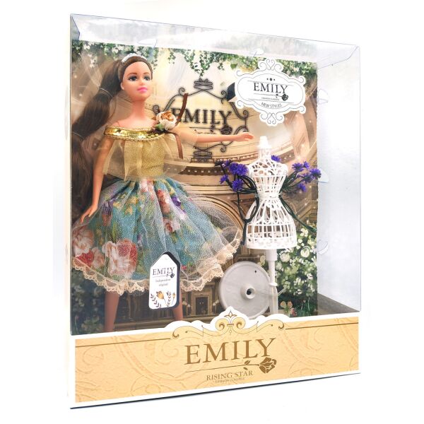 

Кукла Эмили Emily Fashion Classics брюнетка в пышном платье с высокой детализацией 30см вид 6