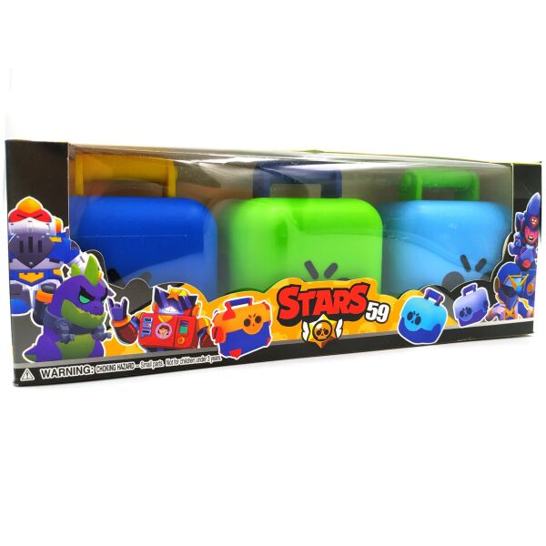 

Фигурки Бравл Старс в чемоданчике Brawl Stars 3 в 1 (синий, зеленый, голубой)