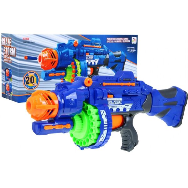 

Автомат бластер "Blaze Storm" с мягкими пулями 40шт. на батарейках Nerf Нерф
