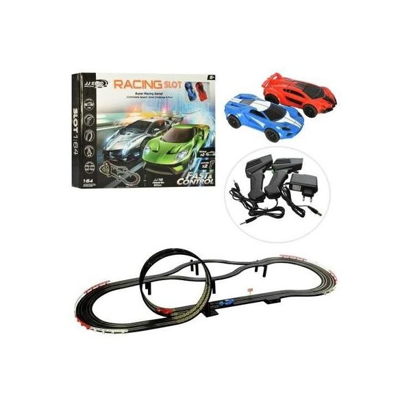 

Автотрек на пульте 610см с мертвой петлей от сети 220 Racing Slot 2 машинки