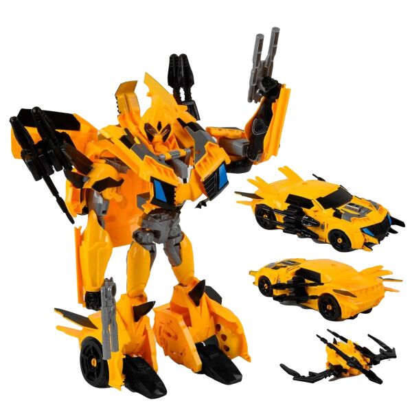 

Большой трансформер Бамблби Автобот 39 см Желтый стреляет из оружия