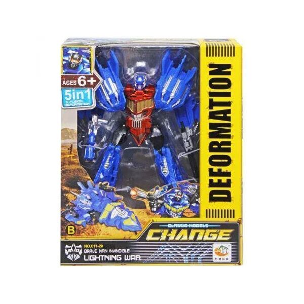 

Робот Трансформер Change Deformation Lighting war Синий