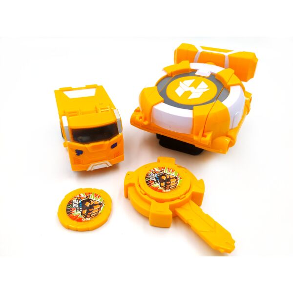 

Игрушка Лига Вотчкар (машинка Поти и Мару) + запускалка Watch Car желтый